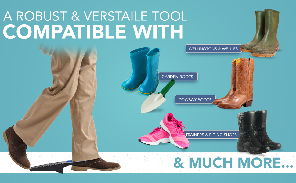 HEFTMAN Boot Jack Heavy Duty Welly Boot Remover, Sturdy Plastic Boot