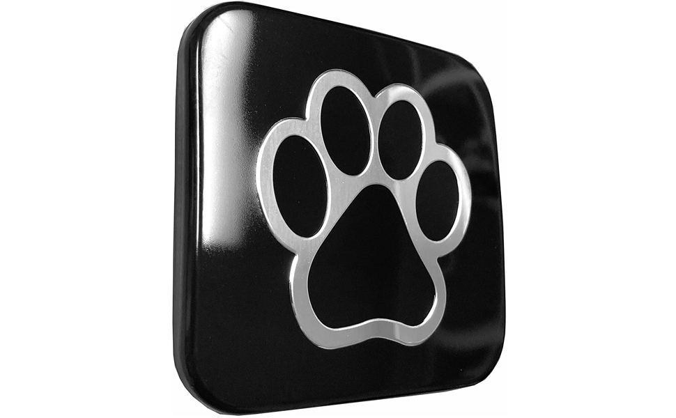 eVerHITCH 3D Paw Print Hitch Cover Plug Insert (Fits 2" Receivers