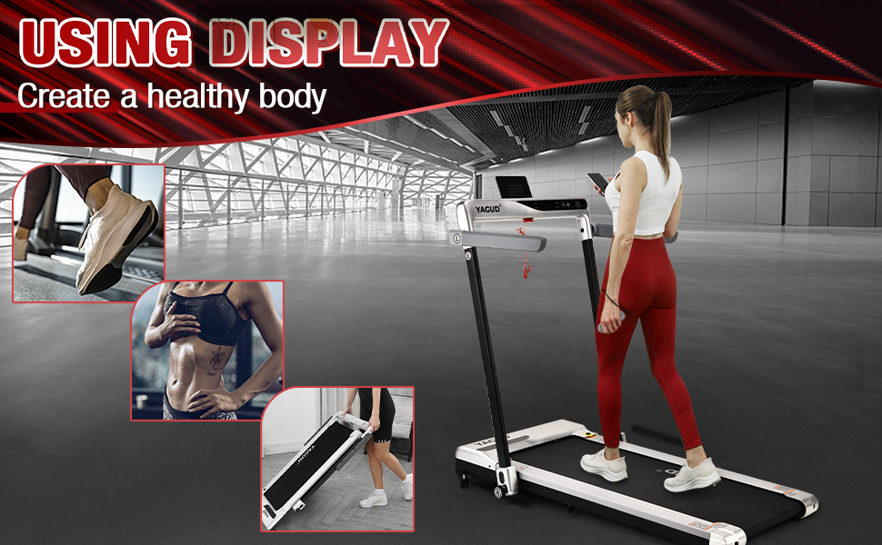Yagud Walking Pad, 3in1 Under Desk Treadmill, LowNoise 3.0HP Walking