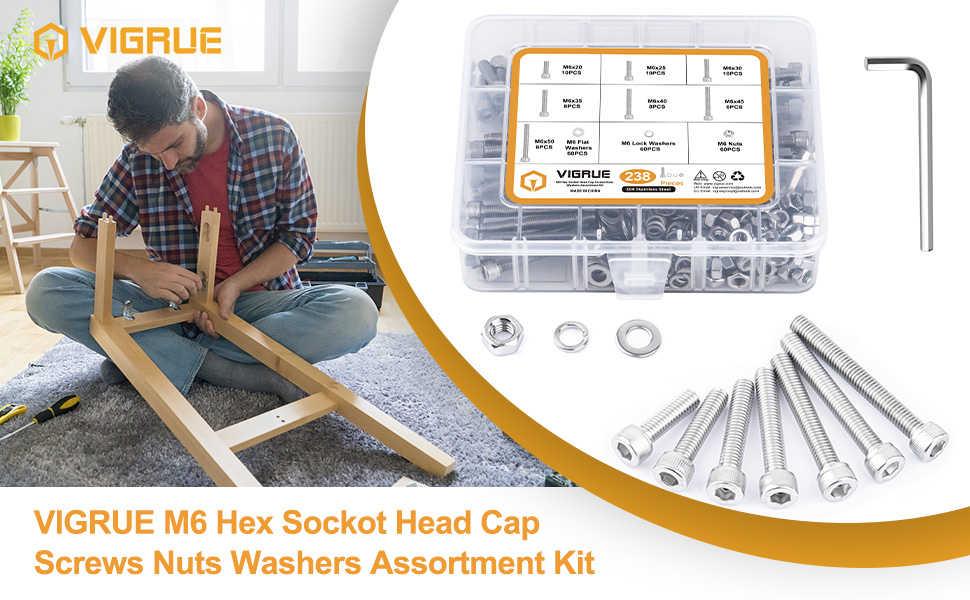 VIGRUE Hex Socket Head Cap Screws