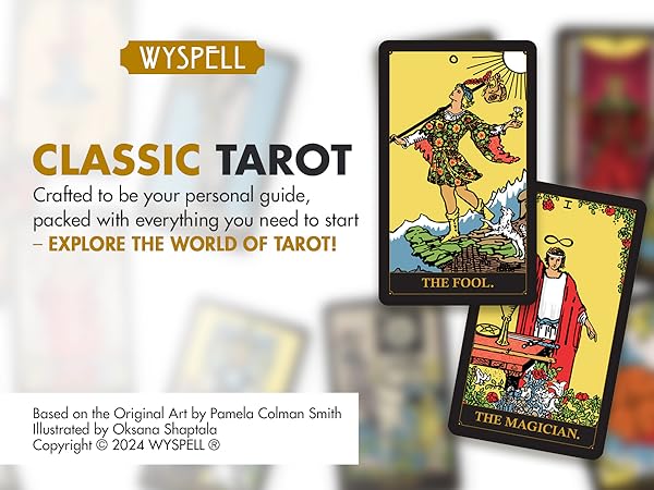 Amazon.com: Wyspell Classic Tarot Deck - Original Tarot