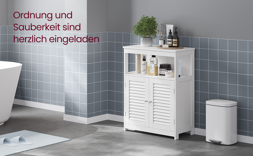 Badezimmerschrank mit Ablage