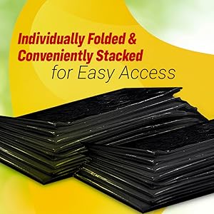 Neatly Folded and Stacked