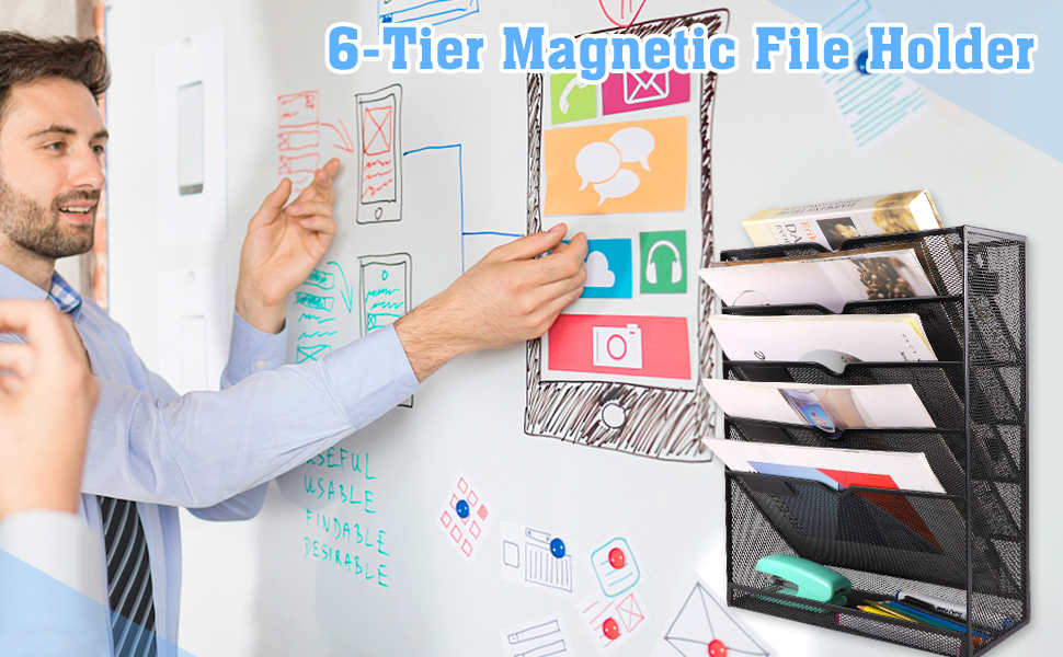 BESARME 5+1 Tier File Holder for File