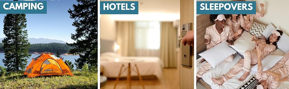 Sleep bag liner for camping, hotel beds, and sleepovers