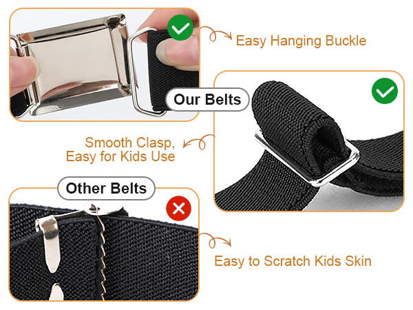 Amazon.com: JASGOOD Kids Toddler Belt Elastic Stretch