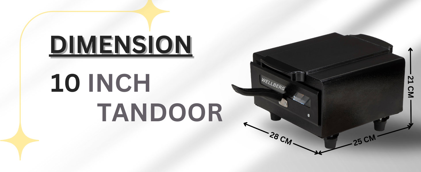 Wellberg Electric Tandoor Oven DImensions.