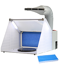 Amazon | Ausuc 塗装ブース スプレーブース LED照明 エアブラシ