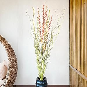 Amazon｜「椰子編み込みG」 枝物 フラワーベース フェイク 枝