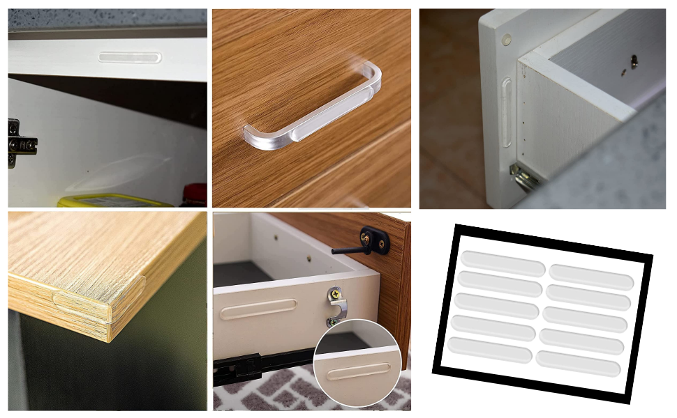 ONICORN® Door Bumpers, Table Top Anti Slip Pads, SelfAdhesive Backing Furniture Bumper