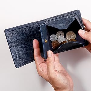 TASUKI 財布 メンズ 二つ折り 日本製 姫路レザー 一流の革職人が作る 本革 二つ折り財布 メンズ 小銭入れ (グリーン)