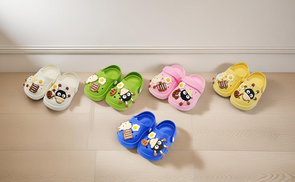 Toddler Sandals Girls Clogs Kids Slide Sandals Boys Shoes