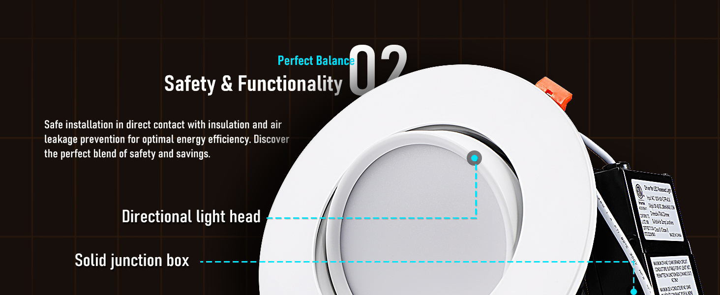 Air Tight Directional Swivel Downlight