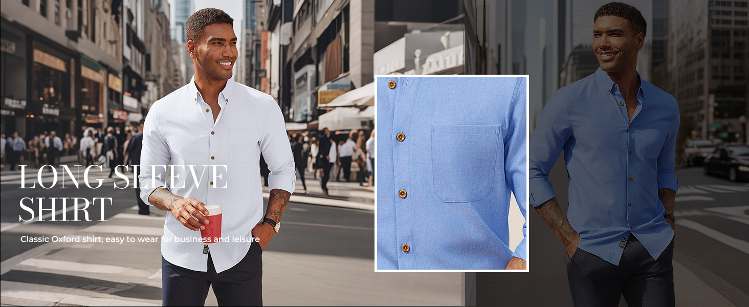 button up shirt men