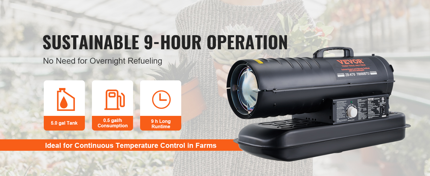 stufa a cherosene da officina