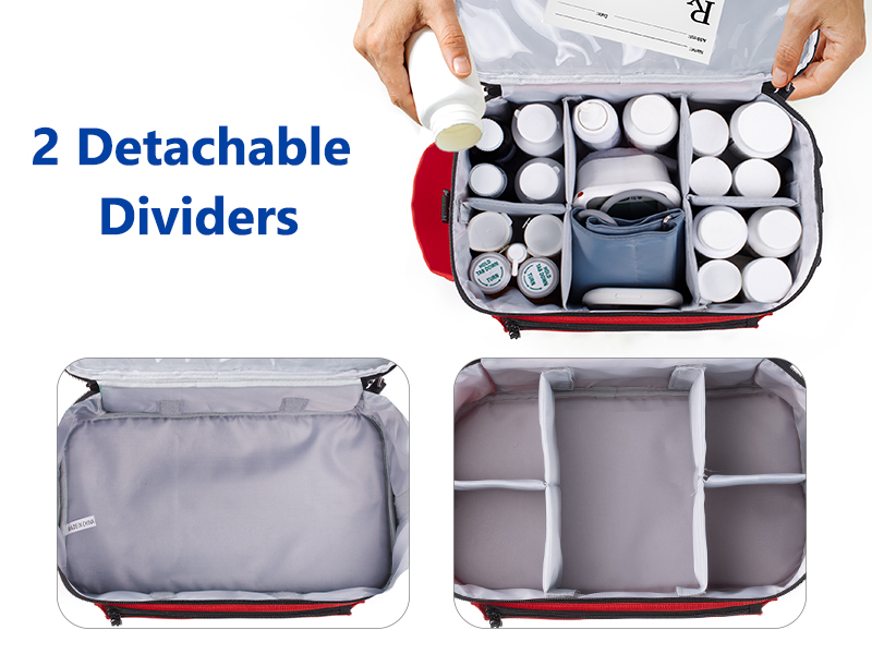 Double Layers Medicine Organizer
