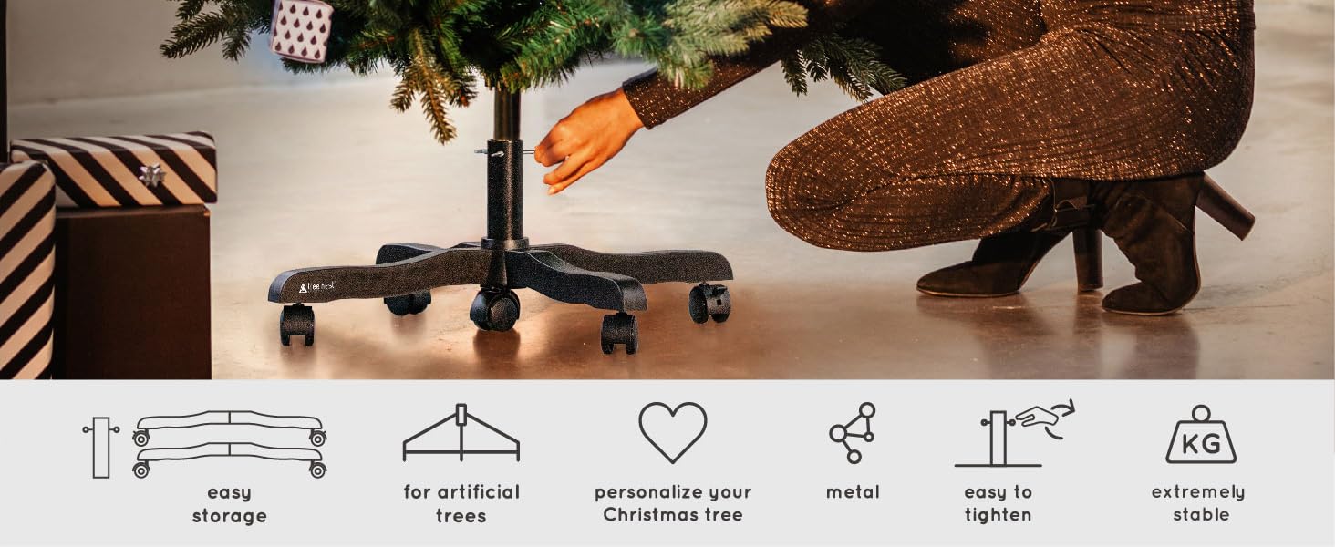 Tree Nest Christmas Tree Stand Base for Artificial Trees