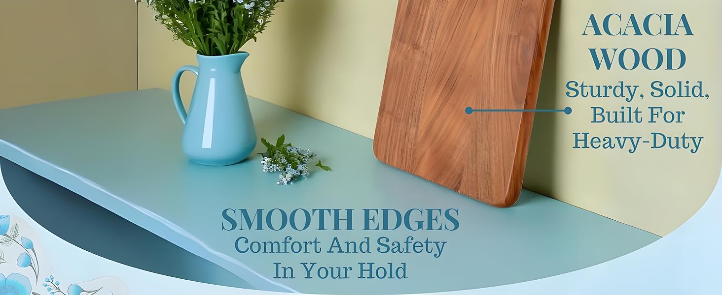 Say goodbye to slips! Our non-slip cutting board keeps things steady.
