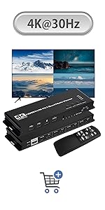 Amazon.co.jp: HDMI 画面切り替え器 8x1 1080p 画面分割切替器 8