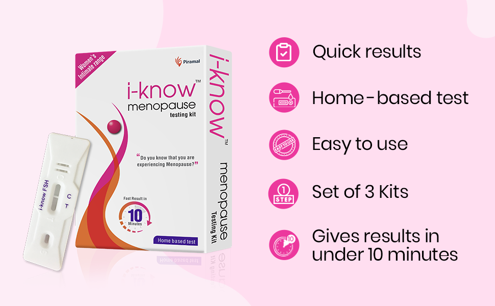 iknow Menopause testing kit For women facing menopause symptoms like