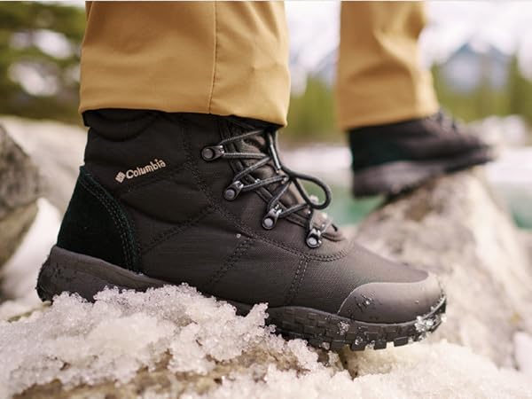 【軽量 高機能】US Columbia OMNI-TECH スノーウェアー 黒 Amazon.com | Columbia Mens Fairbanks Omni-Heat, Black