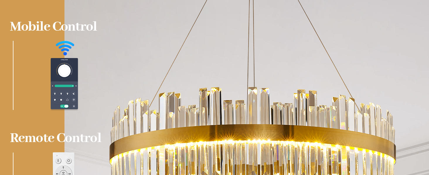 LED Crystal Chandeliers