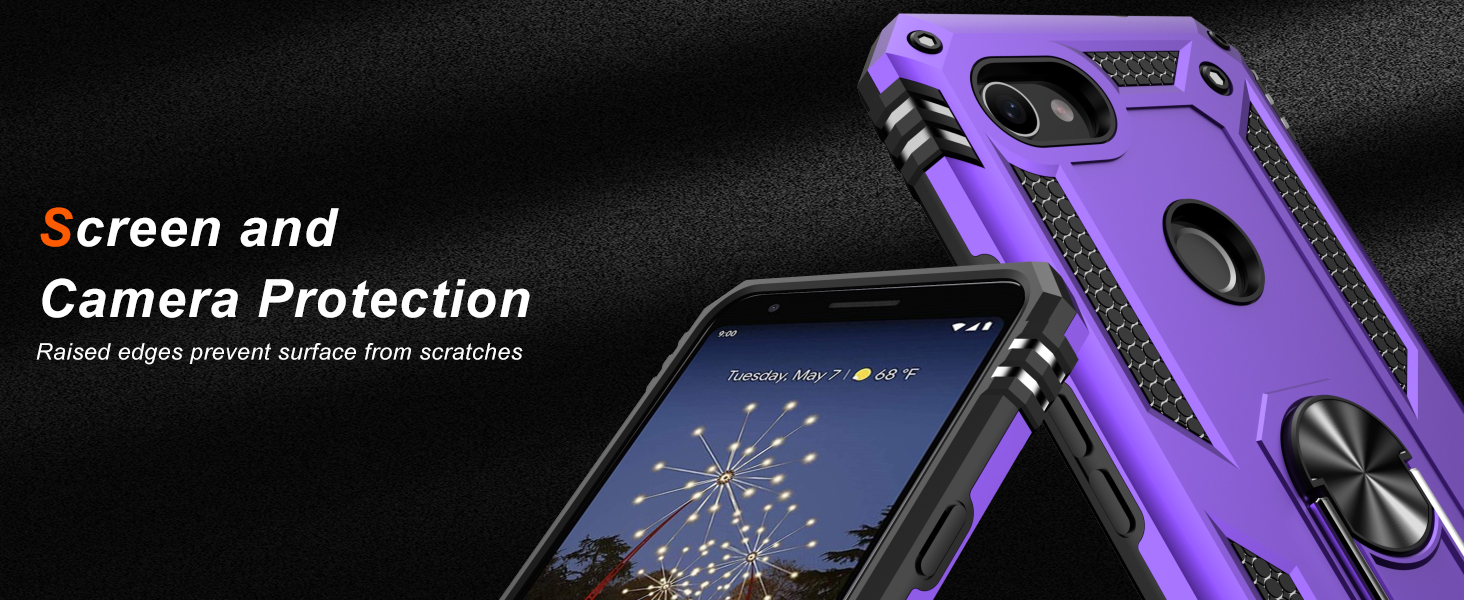 LUMARKE for Google Pixel 3A XL Case with Screen Protector