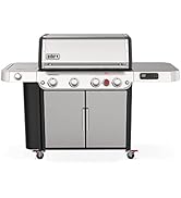 Weber Genesis SPX-435 Premium Smart Grill, Liquid Propane Gas Grill for Outdoor Cooking, 4 Burner...