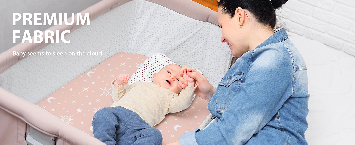 baby bassinet sheets girl