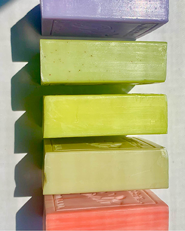 bela natural soap lavender sandalwood goats milk shea butter moisture french womens gift