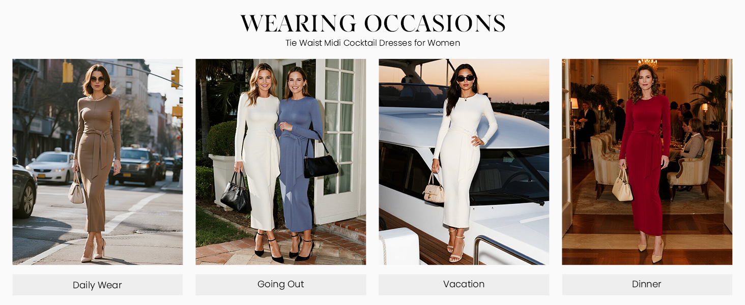 womens midi dress, sheath dresses for women, winter clothes for women