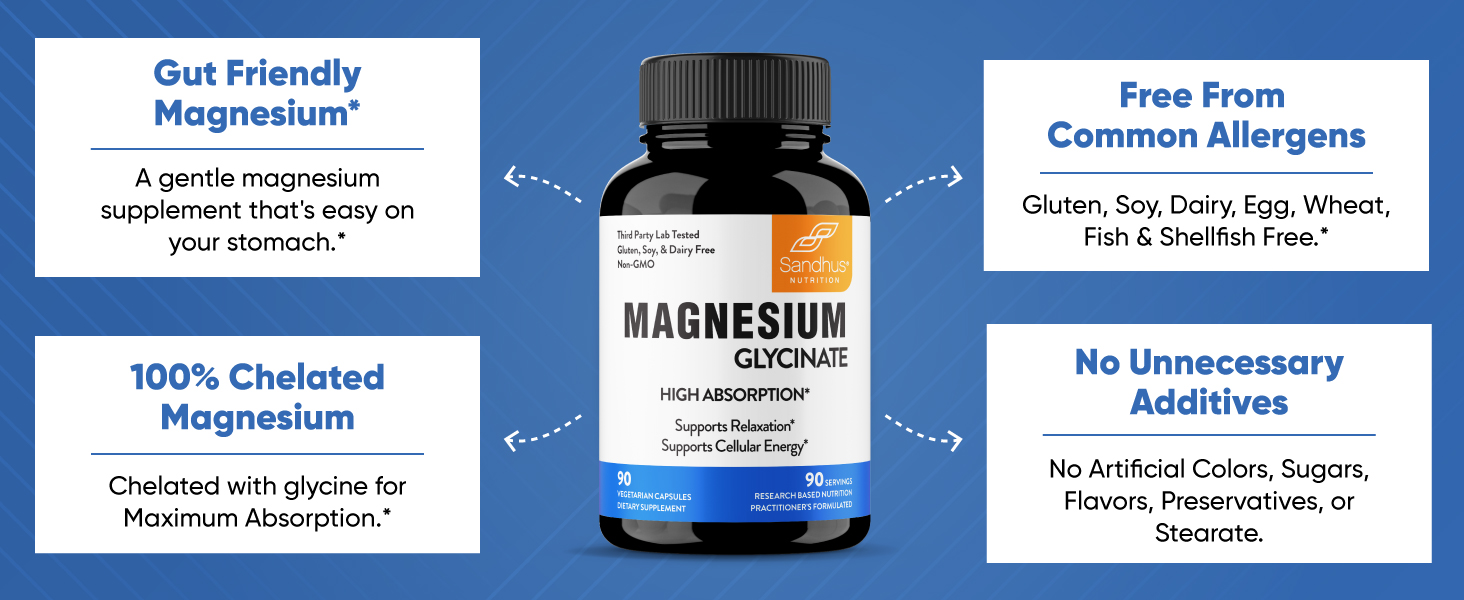 gut friendly, 100% chelate, allergen free