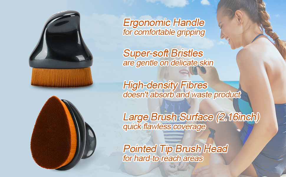 sunscreen brush