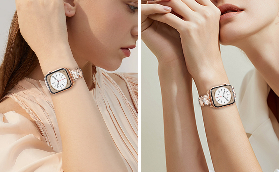 diamond apple watch band