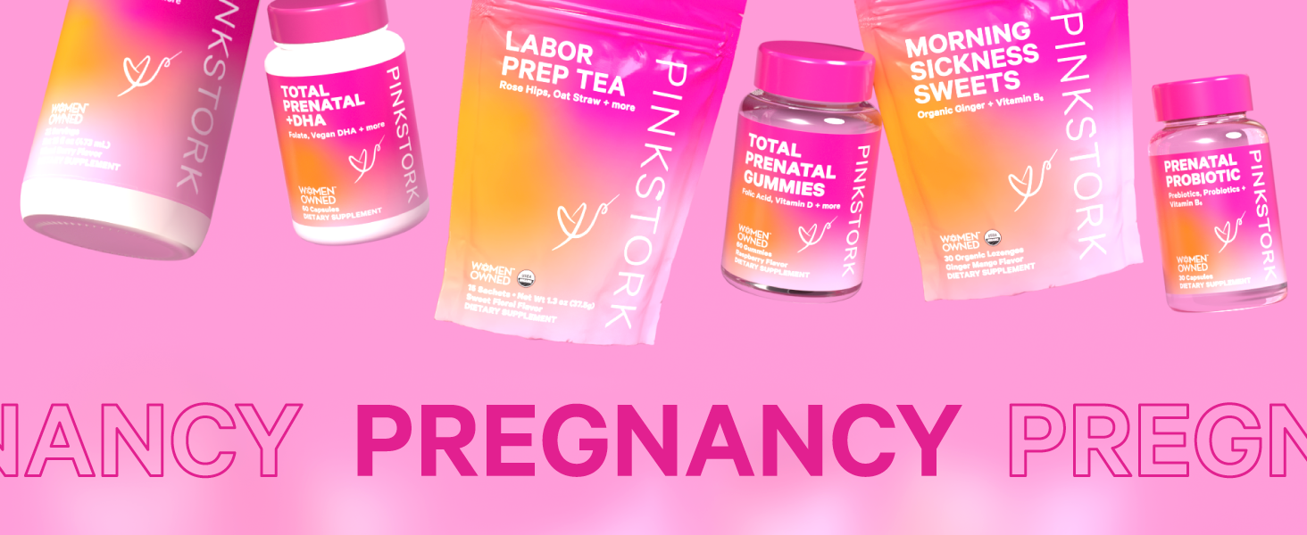 Pink Stork Pregnancy Bath Flakes Magnesium Bath Salts for