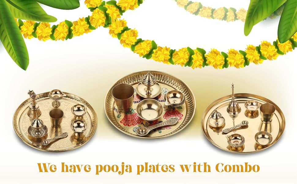 we have different type of pooja thali