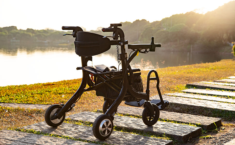 Smallemon 3in1多機能電動車椅子 電動車いす コンパクト 折り畳み Amazon | Smallemon 3in1多機能電動車椅子 電動アシスト歩行車