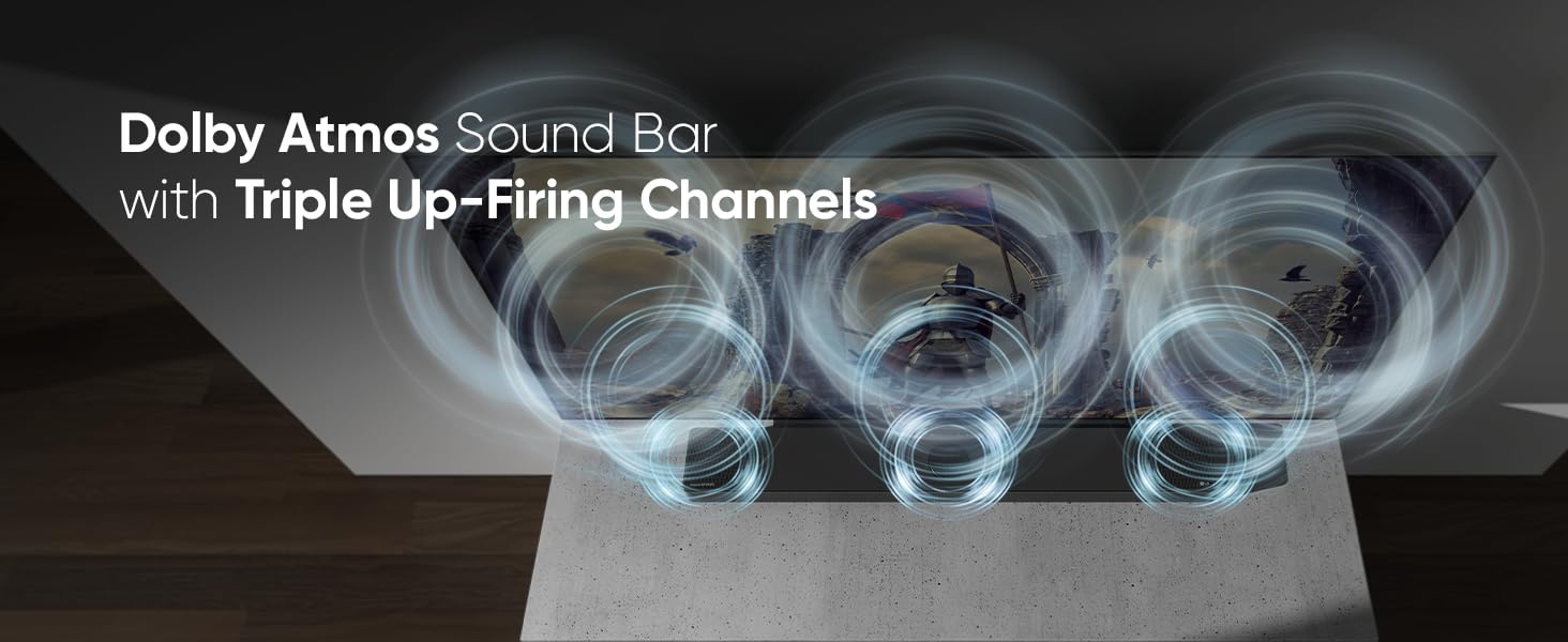 WOW Dolby with Tripple Up-Firing Speaker