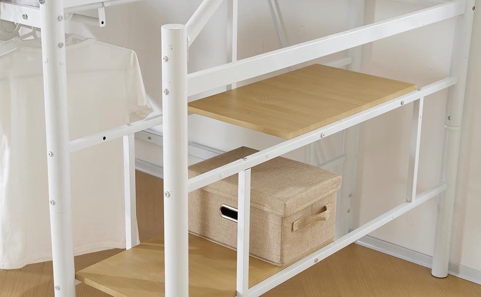 ロフトベッド 宮棚 パイプベッド 階段 耐荷重150kg セミダブル(ブラック) Amazon｜ロフトベッド 宮棚 パイプベッド 階段付き セミダブル