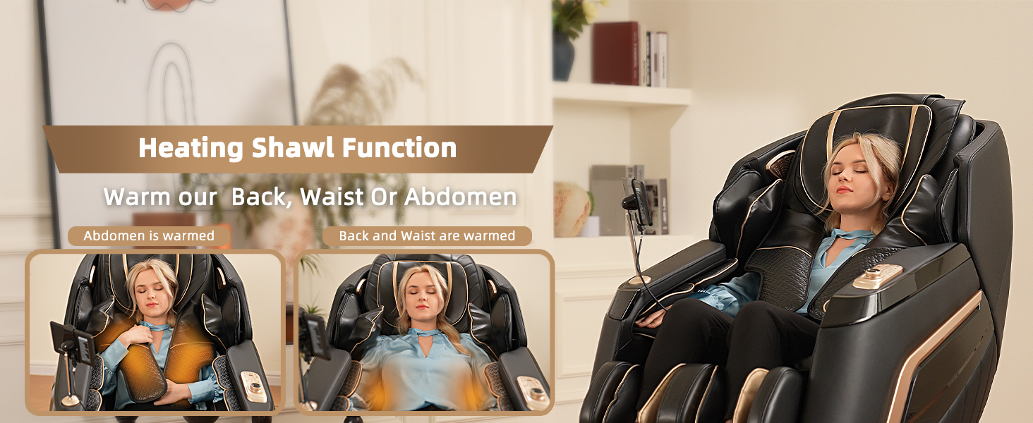 Alfine A66 4D Massage Chair Made in The U.S.A.