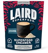 Laird Superfood Non-Dairy Coconut Powder Creamer - Sweet & Creamy + Adaptogens - Superfood Creame...