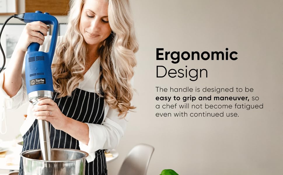 TK Tartle Kitchen Commercial Immersion Blender, Hand Held