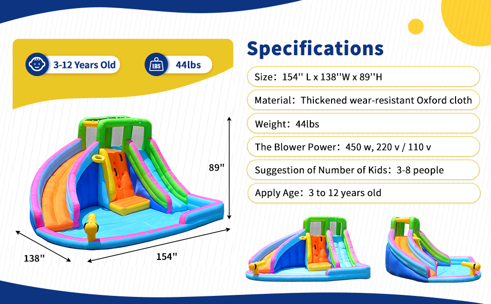 inflatable water slide