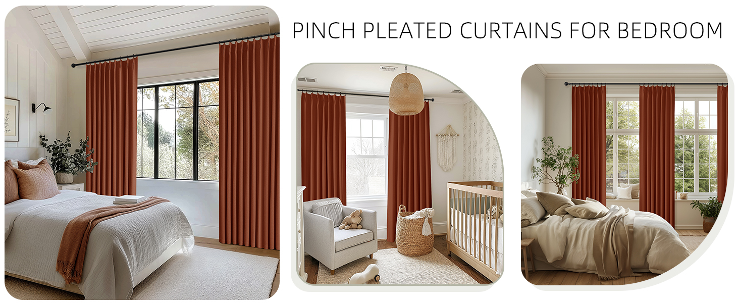 beige blackout curtains
