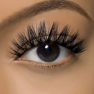 fluffy false eyelashes