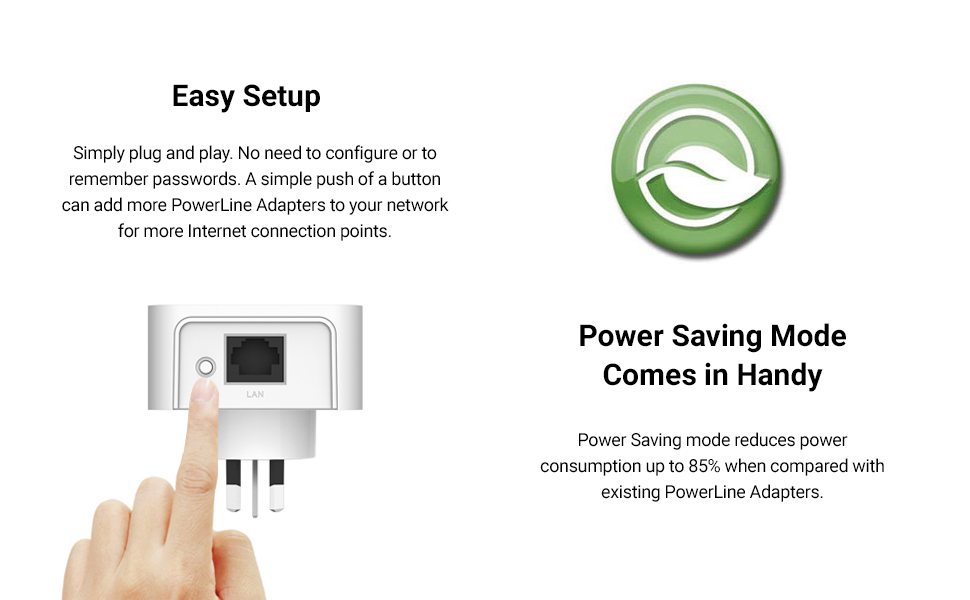 DLink DHPP601AV 2PK Powerline Adapter Kit Powerline AV2 1000