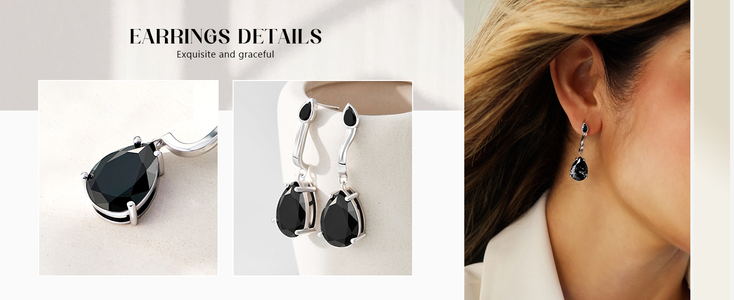 Cicy Bell Womens Platinum Plated Brass Earrings