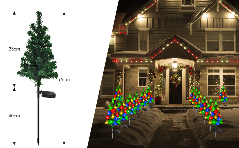 Amazon.co.jp: RunElves ガーデンライト クリスマス