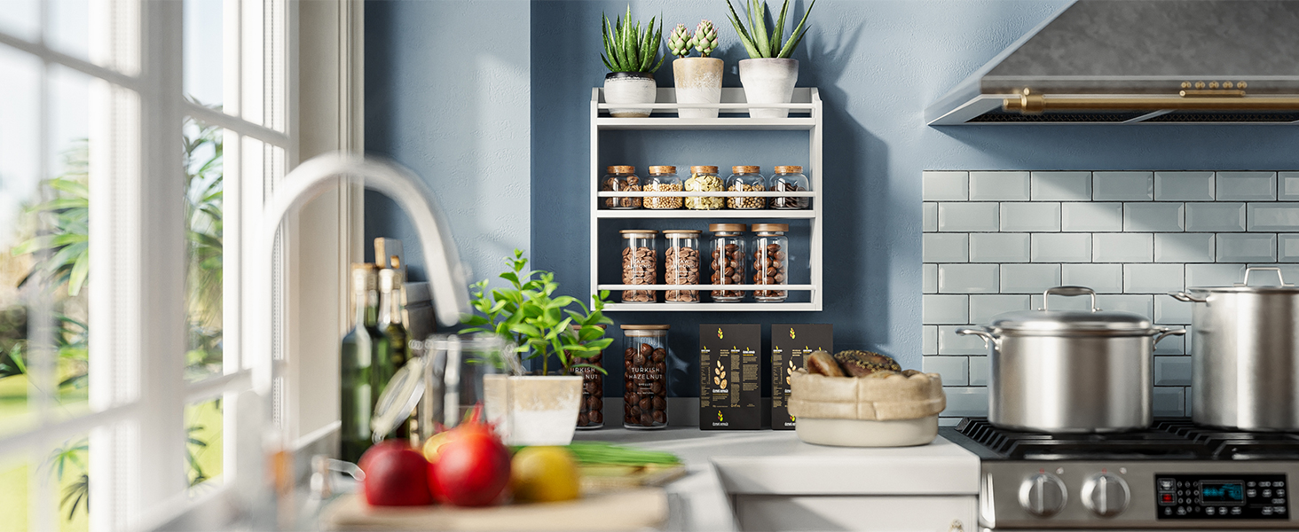 Wall Mounted Spice Rack