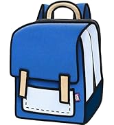 JUMPFROMPAPER 2D Cartoon Cool Backpack (Spaceman), Fun Backpacks Bags for Adults and Senior Year,...
